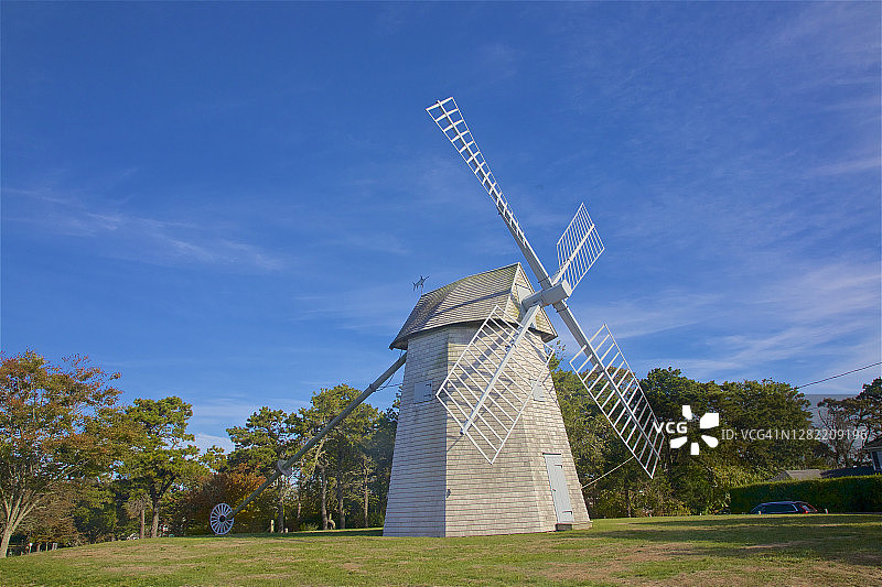 查塔姆的大型历史悠久的戈弗雷风车图片素材