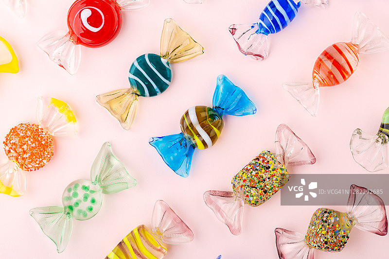 彩色玻璃糖果图片素材