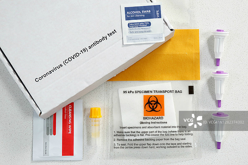 新冠抗体检测图片素材