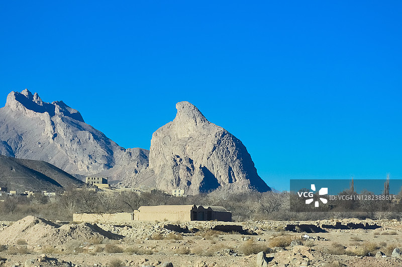 中东地区的天然老鹰山图片素材