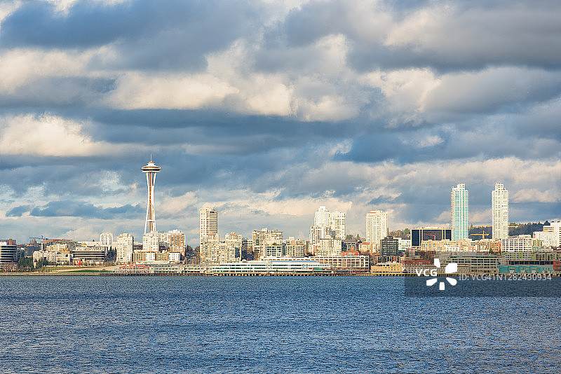 西雅图滨水区图片素材