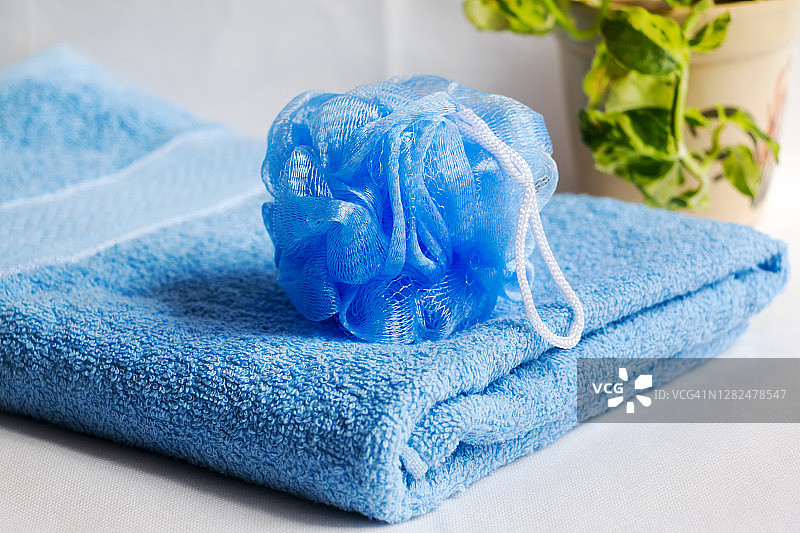 丝瓜与浴巾图片素材