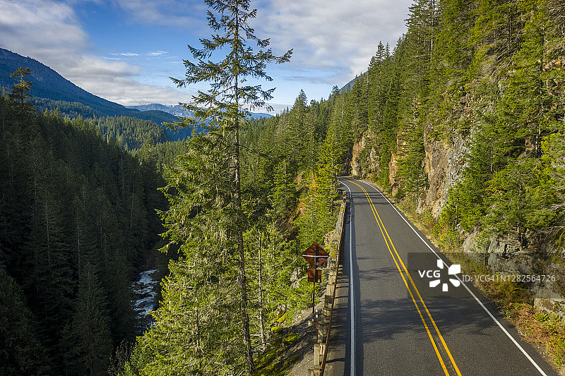 贝克山公路，努克萨克河谷图片素材