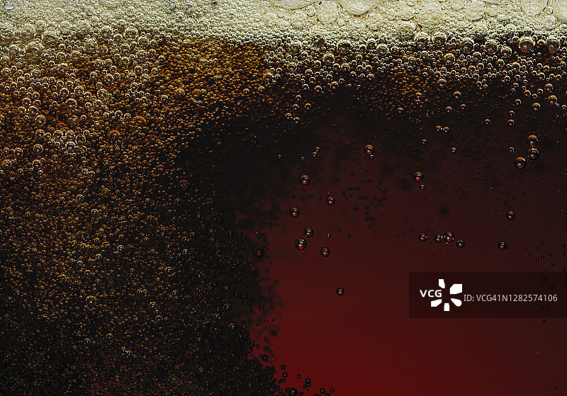 液体中气泡特写图片素材