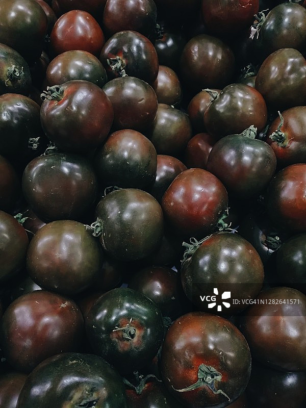 黑色番茄图片素材