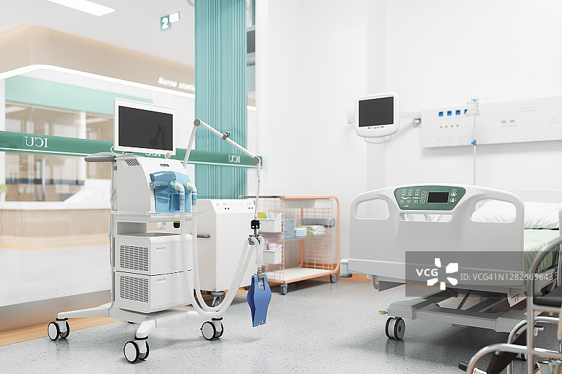 ICU通气与呼吸监测图片素材