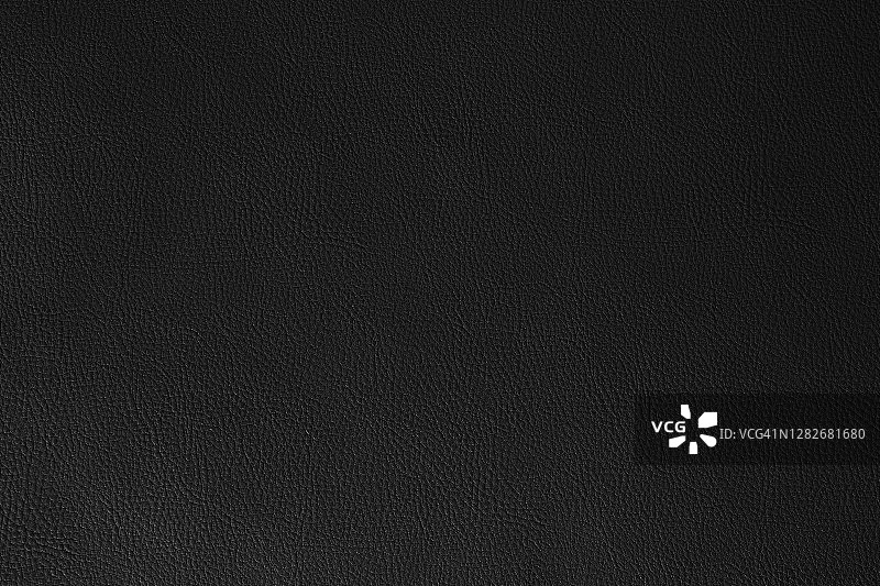 黑色皮革纹理背景特写图片素材