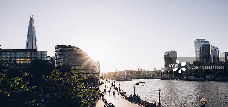 伦敦城市天际线图片素材