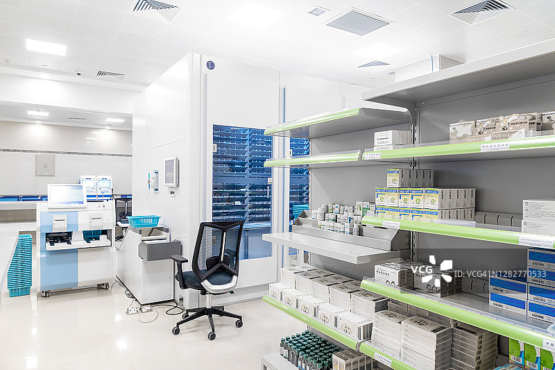 药房中的药品图片素材