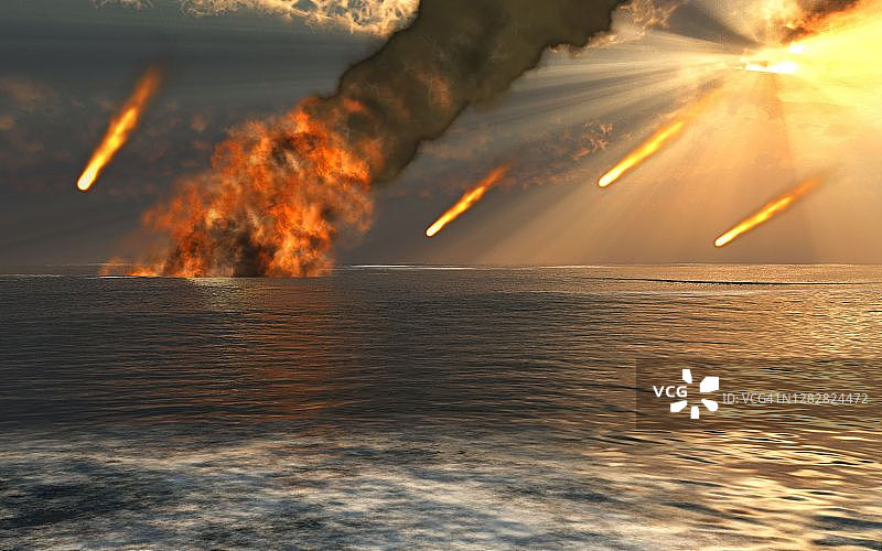 白垩纪-古新世灭绝事件图片素材