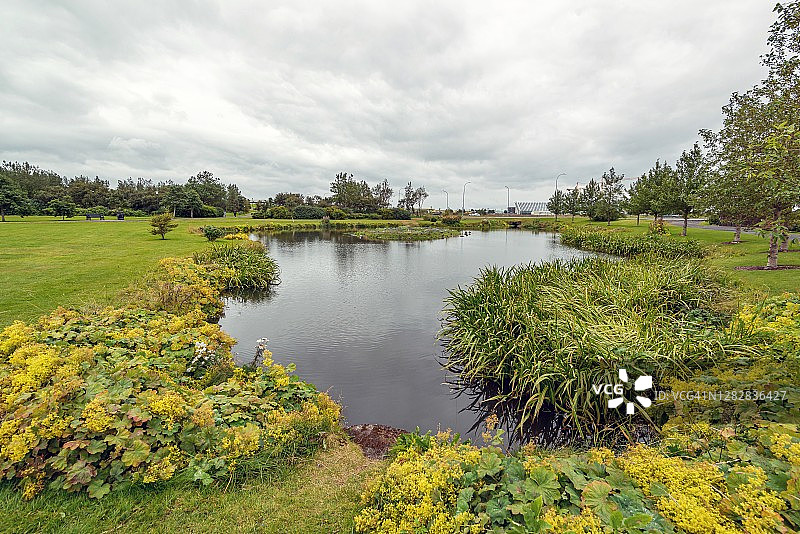 冰岛雷克雅未克中央公园图片素材