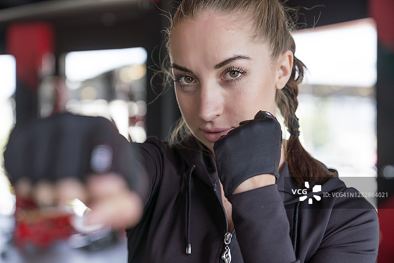 女拳击手图片素材