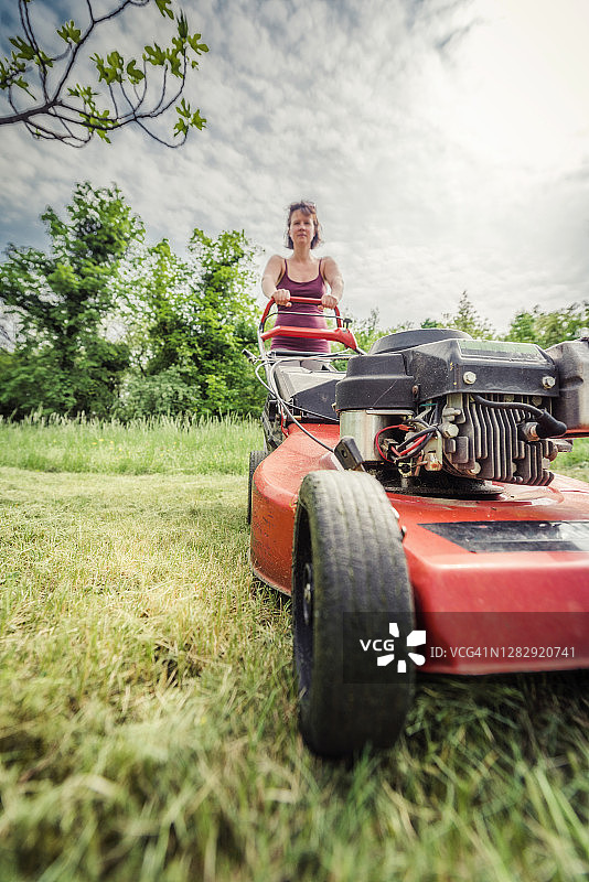 修剪草坪图片素材