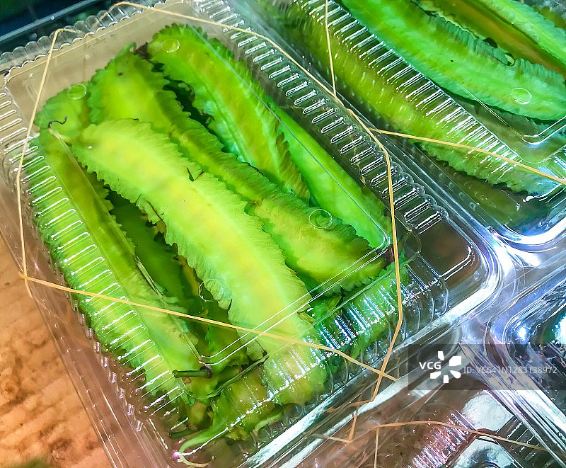 冲绳产PET盒装带翅膀的豆子图片素材