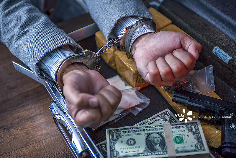 商人因欺诈国家被捕图片素材