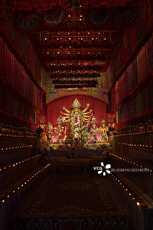 杜尔迦节装饰图片素材