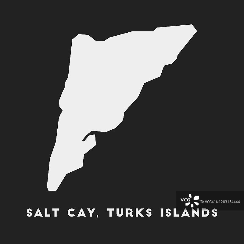 特克斯群岛盐岛图标图片素材