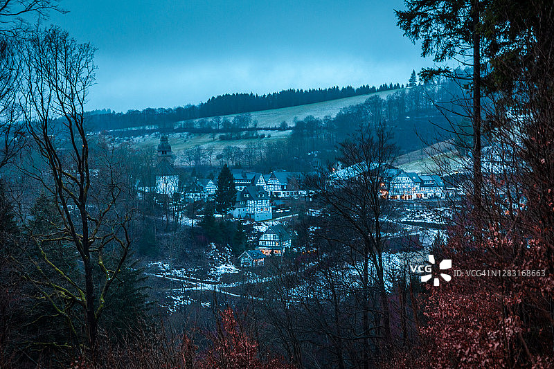 诺尔德瑙夜景图片素材