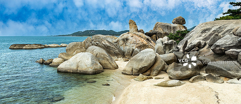 苏梅岛欣塔欣亚祖父祖母石图片素材