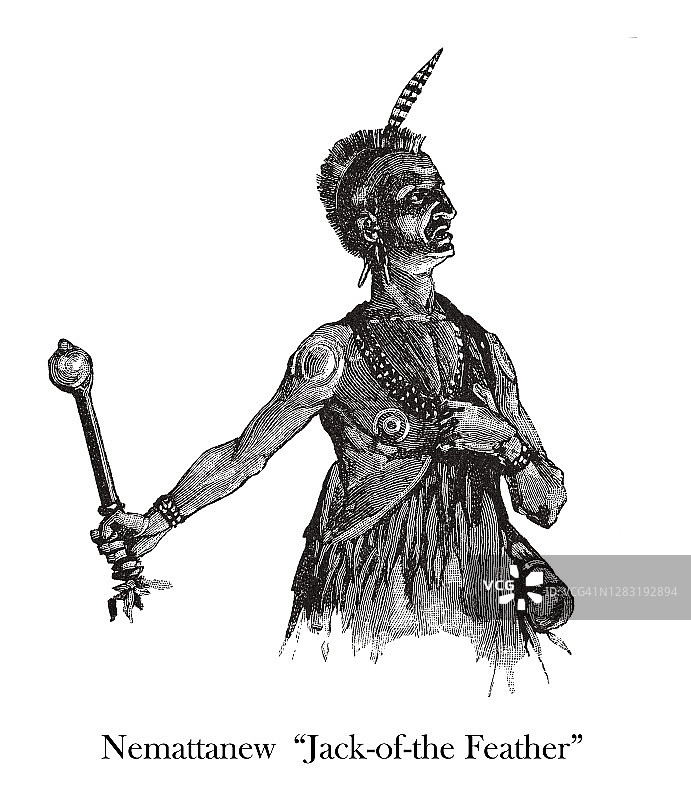 内马塔诺“羽毛杰克” портрет图片素材