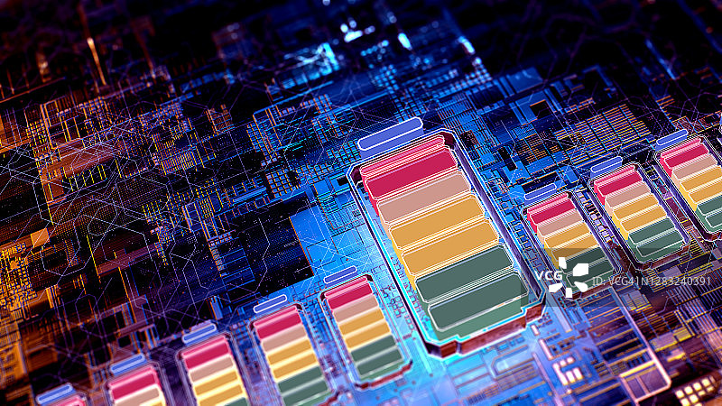 抽象电池供应数字概念图片素材