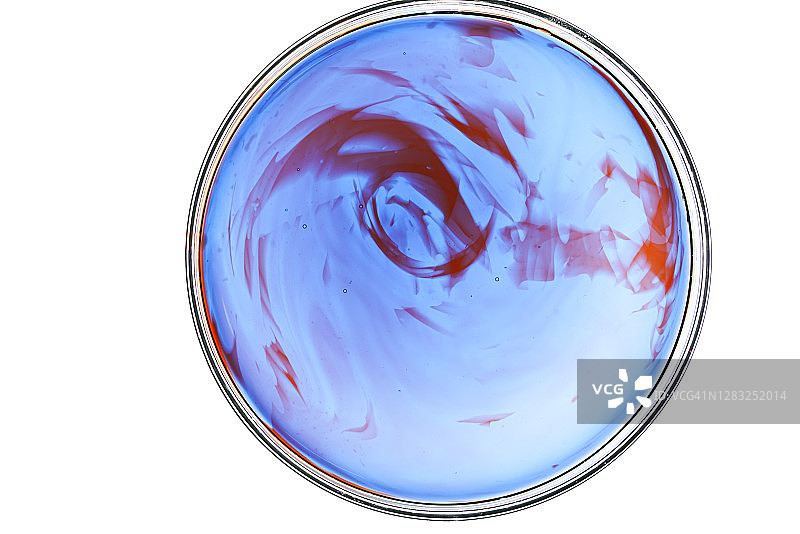 别洛乌索夫-扎博廷斯基(BZ)反应振荡化学反应图片素材