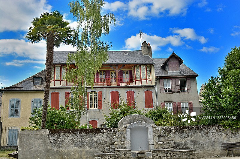 巴涅尔德比戈尔的老房子图片素材