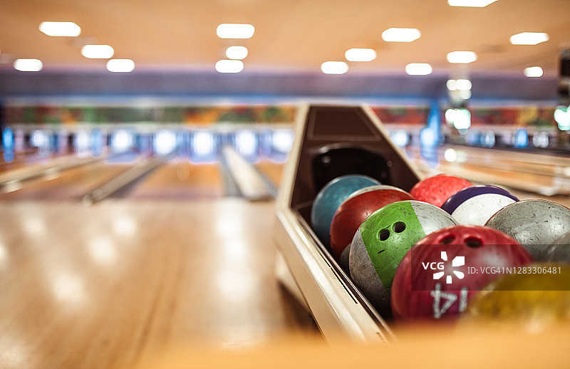 保龄球球道图片素材