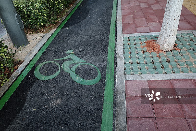自行车道图片素材