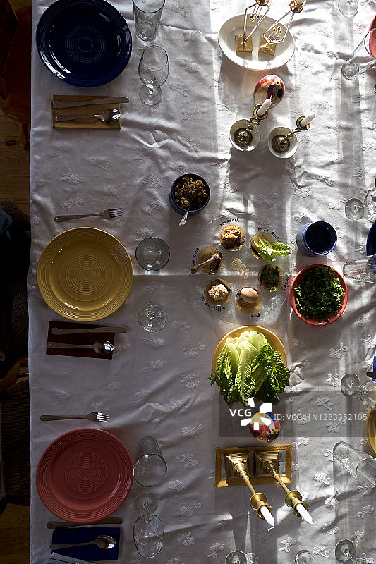 逾越节餐桌图片素材