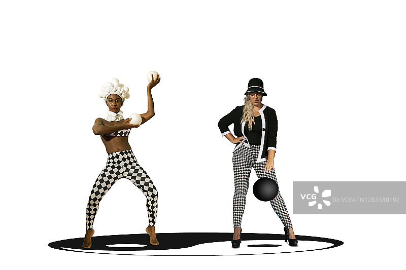 颜色和人种的对比图片素材