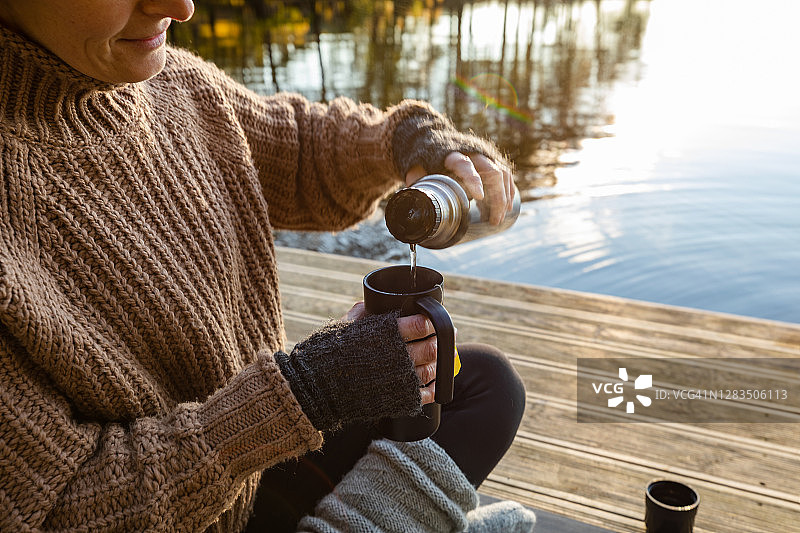 秋天的早晨图片素材