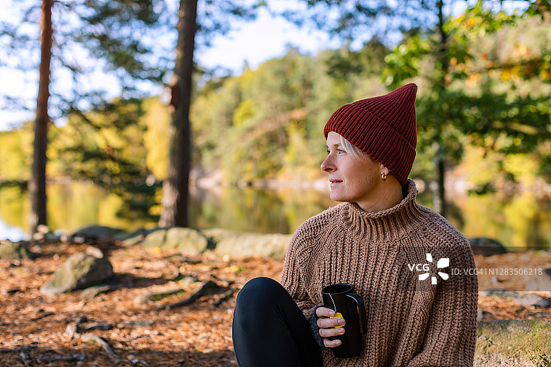 秋天的早晨图片素材
