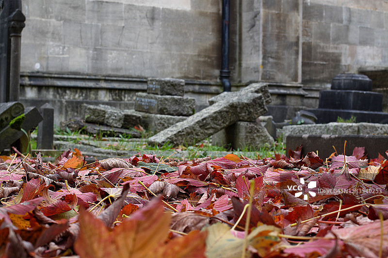 秋季的教堂图片素材