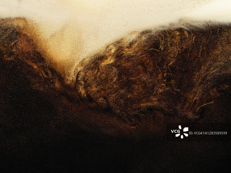 啤酒泡沫沉淀特写图片素材