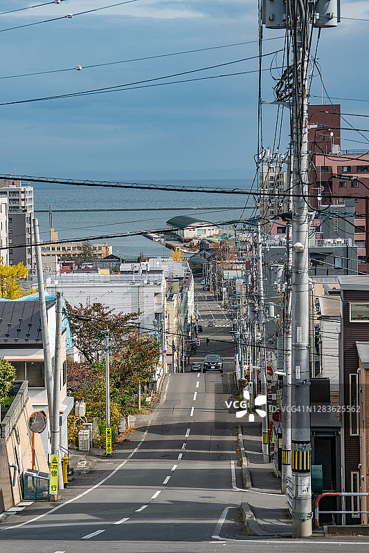 日本北海道小樽市图片素材
