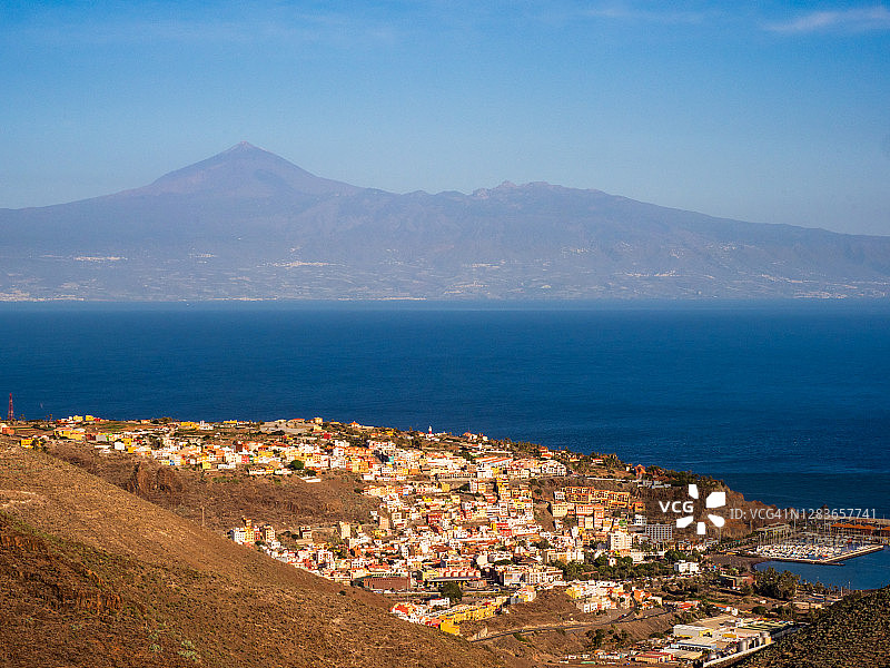 泰德峰，圣塞瓦斯蒂安·德拉戈梅拉图片素材