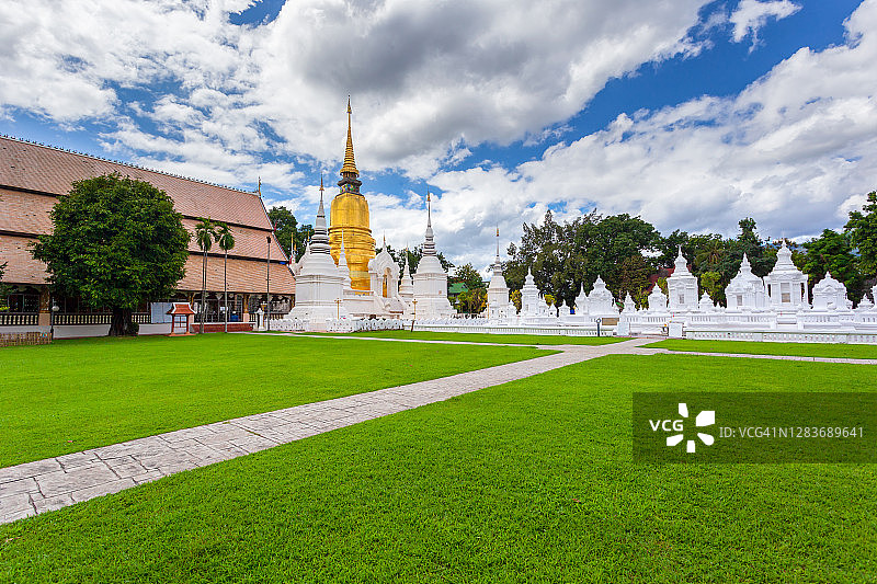 清迈素攀寺古庙图片素材