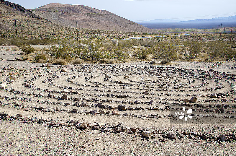 鬼镇岩石花园图片素材