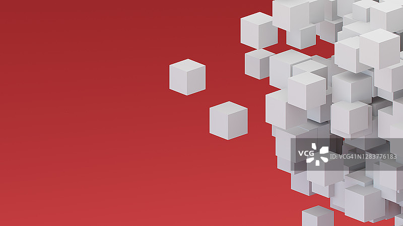 数字抽象科技立方体背景图片素材