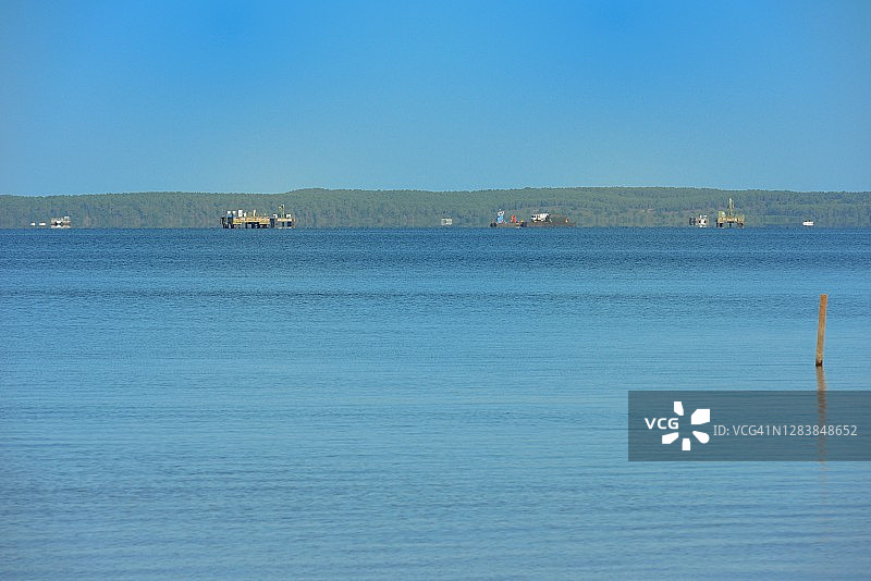 比斯卡罗斯湖图片素材