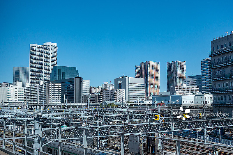日本东京的城市建筑图片素材