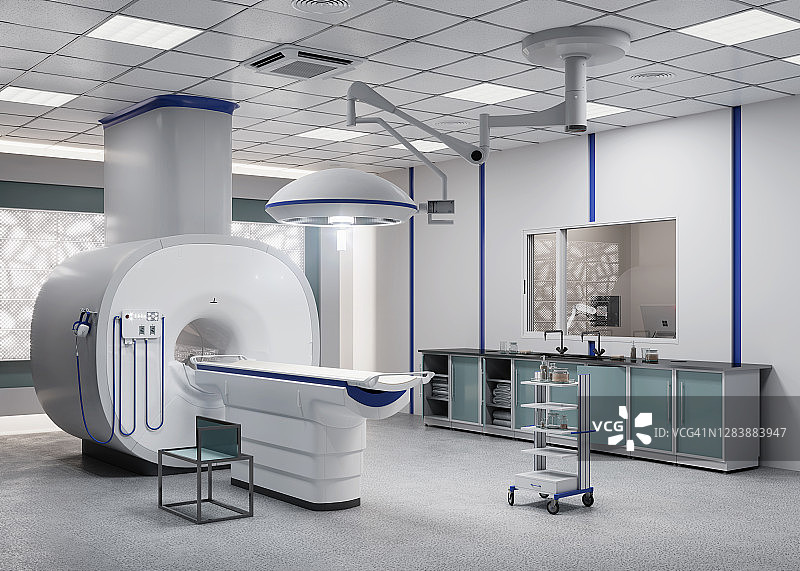 医院里的核磁共振扫描设备数字图像图片素材