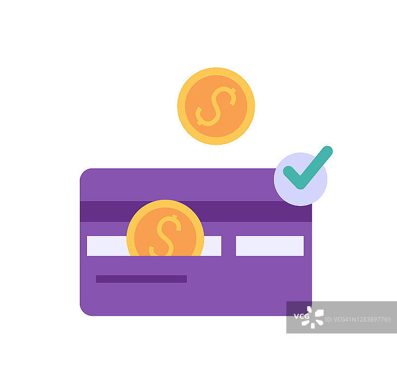 信用卡和硬币入账：返现服务、银行、投资、赚钱与盈利概念图片素材