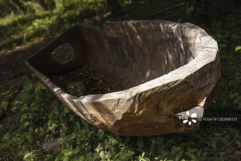 南美洲的独木舟图片素材