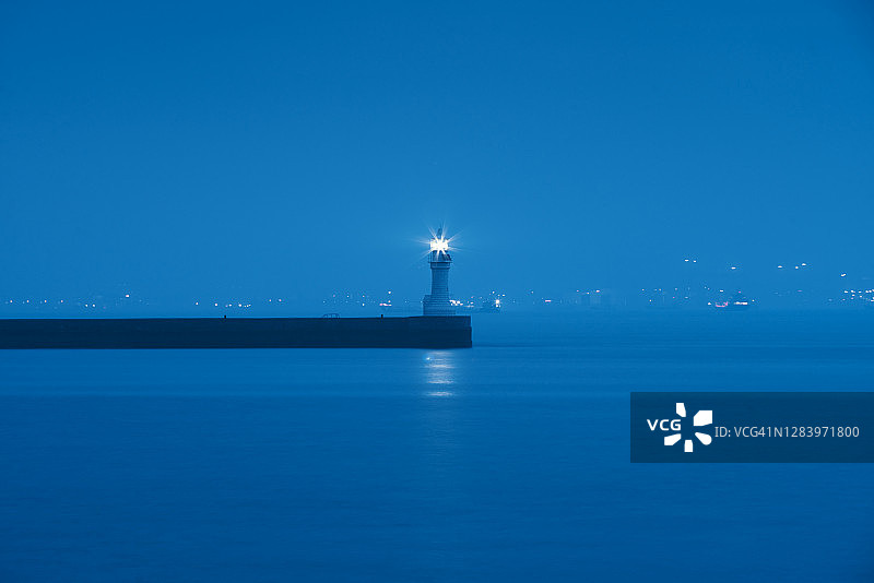 港口灯塔图片素材