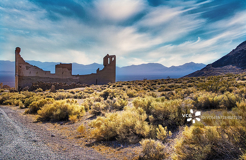 石英流纹岩鬼镇库克银行图片素材