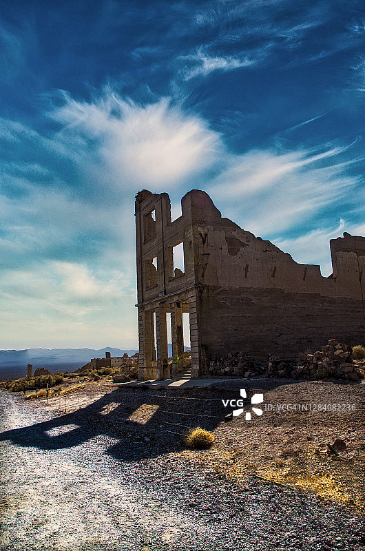 石英流纹岩鬼镇库克银行图片素材