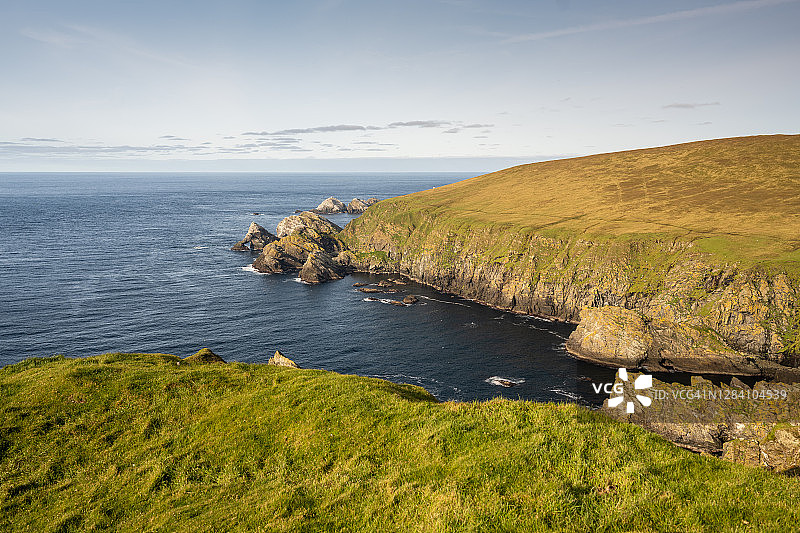 赫曼内斯国家自然保护区，设得兰群岛图片素材