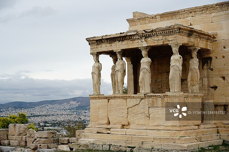 雅典娜胜利女神庙，雅典图片素材